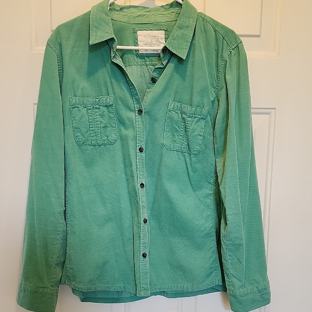Sonoma Courduroy Button Down Shirt